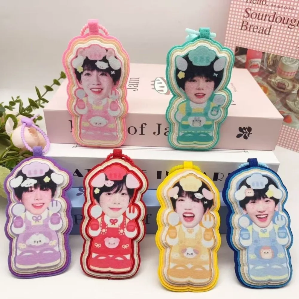 TF Family 4th Generation Cute Full Body Big Head Non-woven Bag Pendant Keychain Zhang Guiyuan Wang Lujie Celebrity Fans Gift