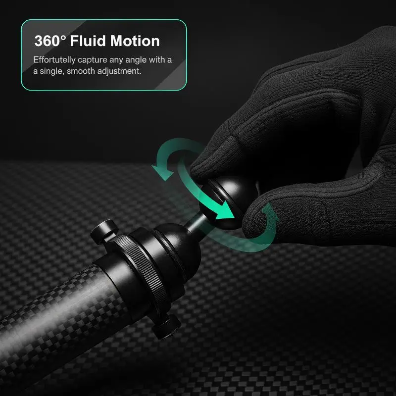 Durable Ball Head Car Phone Holder Accessory 1/4 Screw Adapter for Camera Gimbal Extension Rod Tripod Mount Use