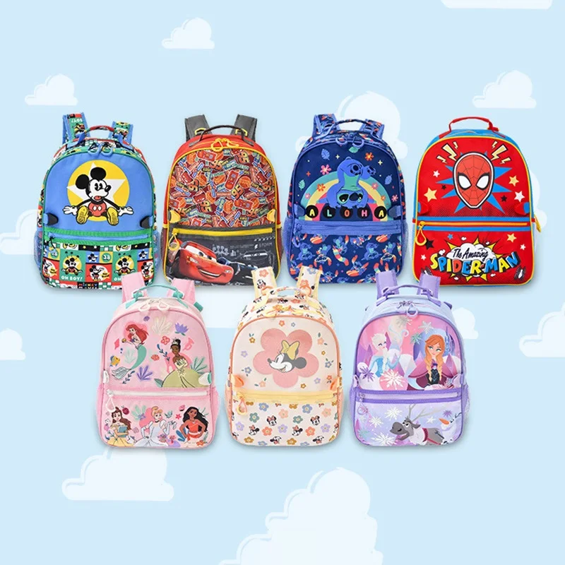 

Disney Kids Backpack New Cartoon Returned To Campus Series Frozen Mickey Minnie Stitch Backpack Student Bag Shoulder Schoolbag