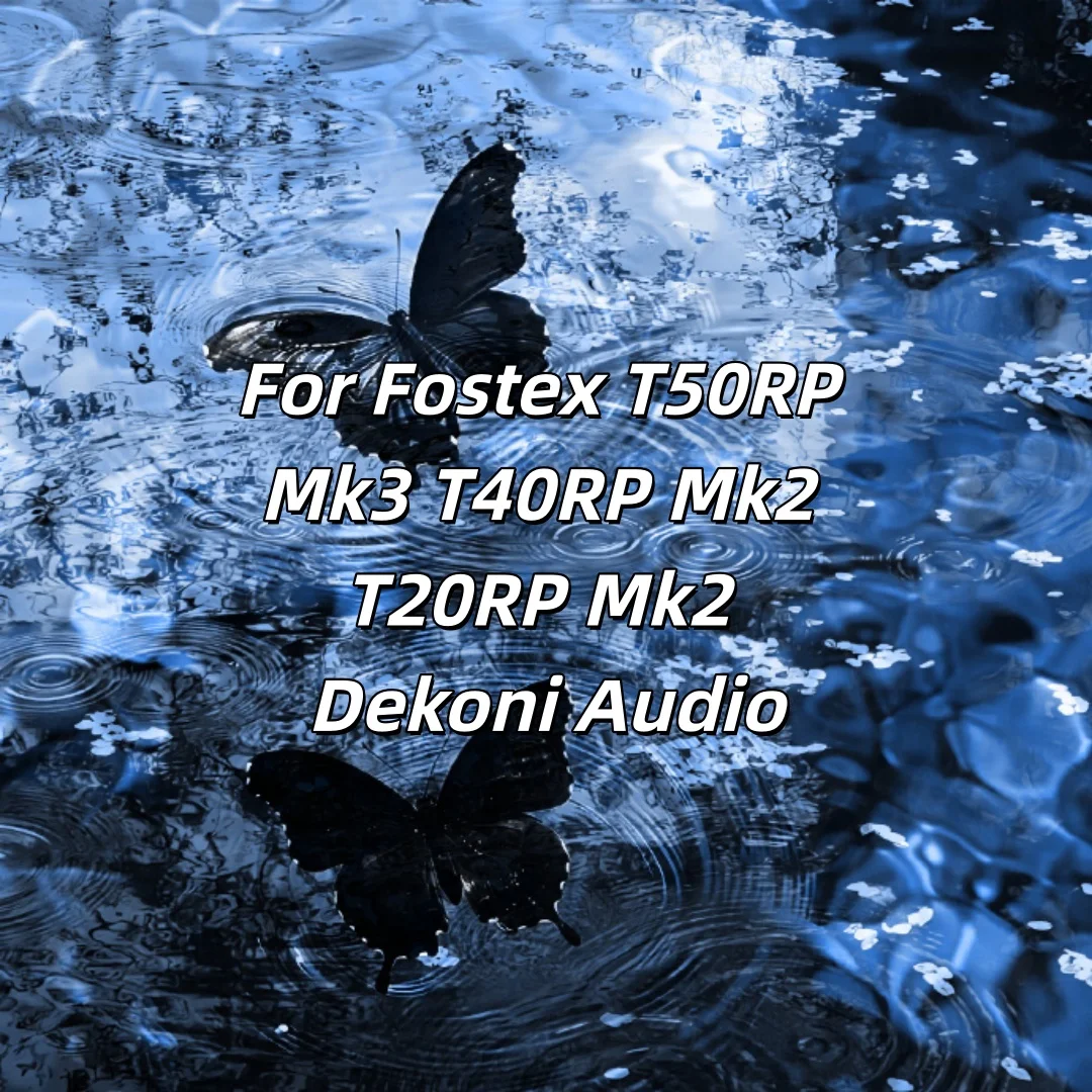 Graphene Pure 99% Silver Palladium Floating Gold Sleeve Headphone Cable For Fostex T50RP Mk3 T40RP Mk2 T20RP Mk2 Dekoni Audio
