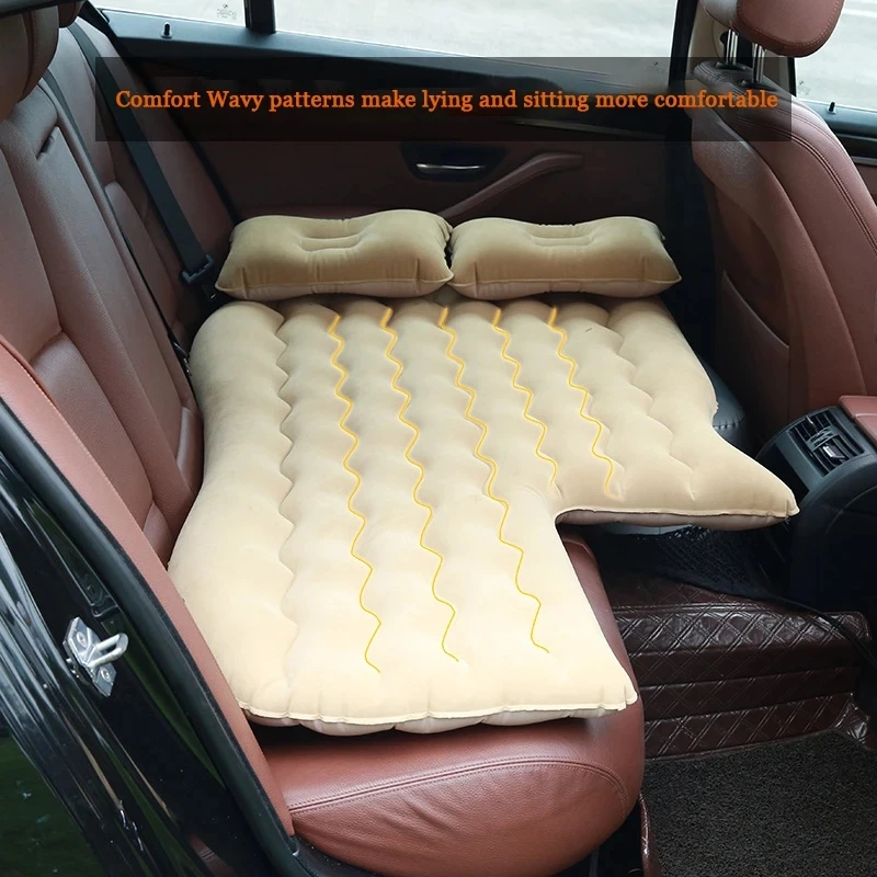 Car interior supplies car travel inflatable bed car multifunctional air cushion bed can sit and lie notched inflatable bed