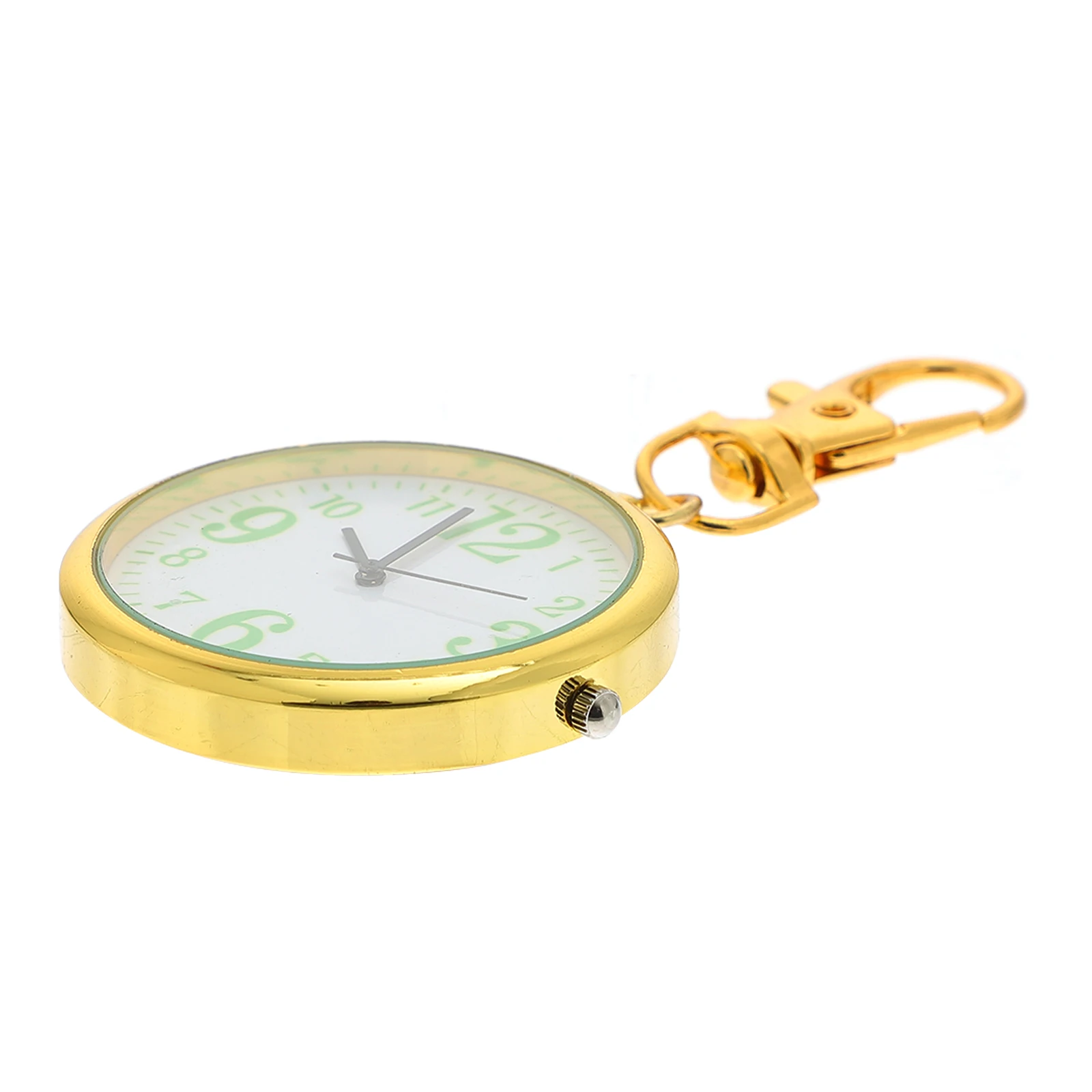 

Portable Pocket Watch for Kids Elderly Alloy Big Number Digital Nurses Medical Exam Casual Keychain Design Timepiece
