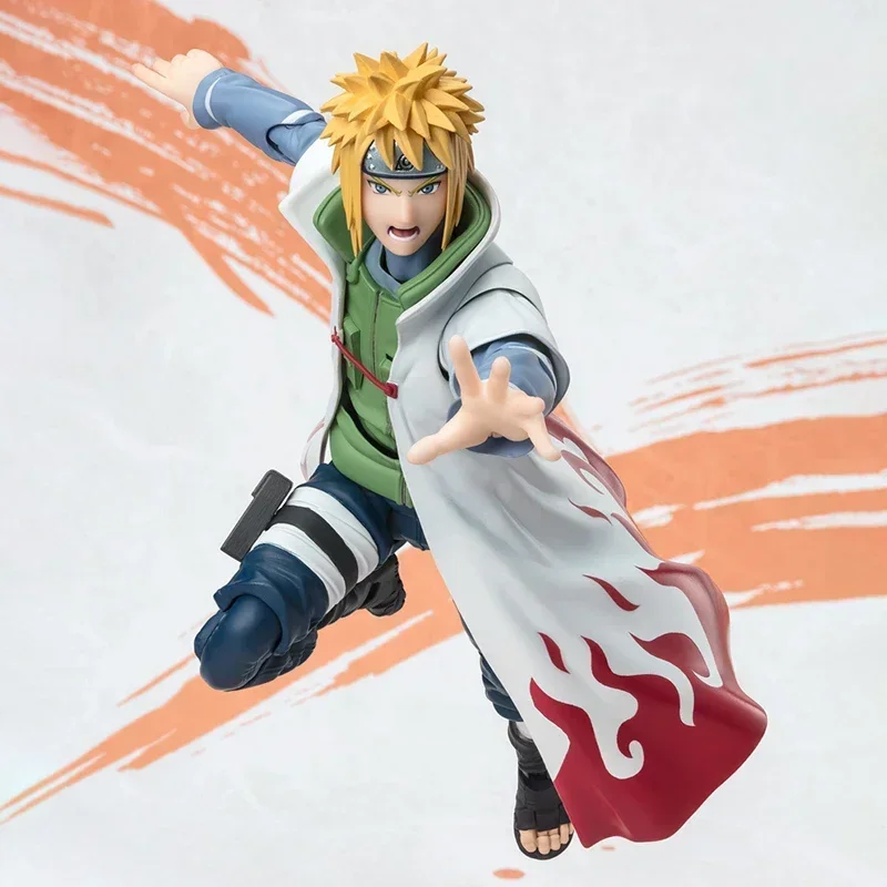 Disponibile BANDAI SHFiguarts Namikaze Minato Action Figures NARUTO Anime Figure NARUTOP99 Giocattoli per Ragazzi Regali Bambini BB