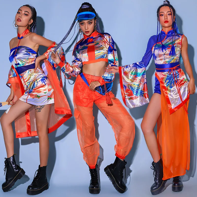 

Bar DS Performance Costume New Group Style Dance Team Performance Suit Jazz Leading Lady Stage Costume Women's Fashion