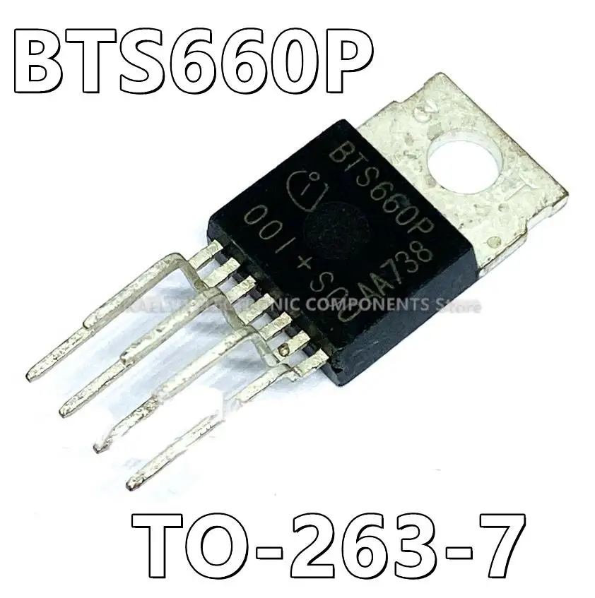 10pcs/lot BTS660P Power Switch/Driver 1:1 N-Channel 38A P-TO220-7