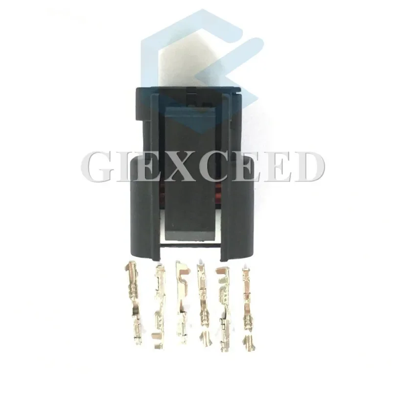 2 Sets 6 Pin Automotive Rear View Camera RVC Plug Waterproof Electrical Connector AC Assembly Socket For Ford Focus