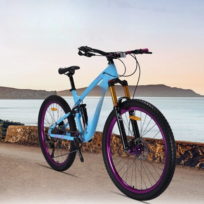 Bicycle Downhill Woodroad Bike Action Flying Pack Slope Bike Off-Road Mountain Bike