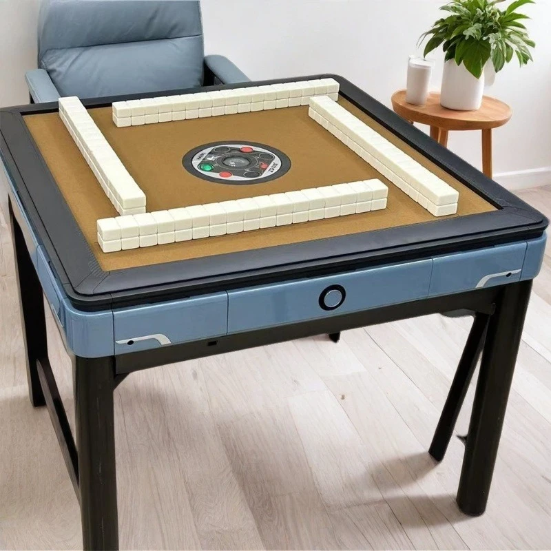 Silent and silent automatic mahjong table Home living room Simple new multi-functional integrated dual-purpose dining table