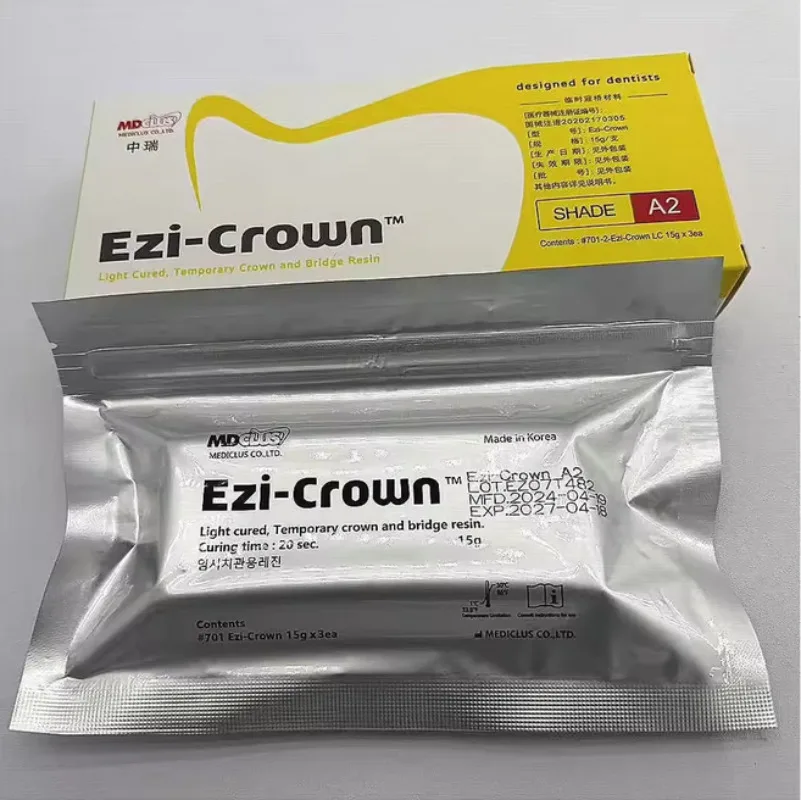

Dentistry Temporary Dental Canal Photocuring Resin Material Casting Wax 3pc/Box Temporary Inlay Veneer Oral Cavity Tools Lab