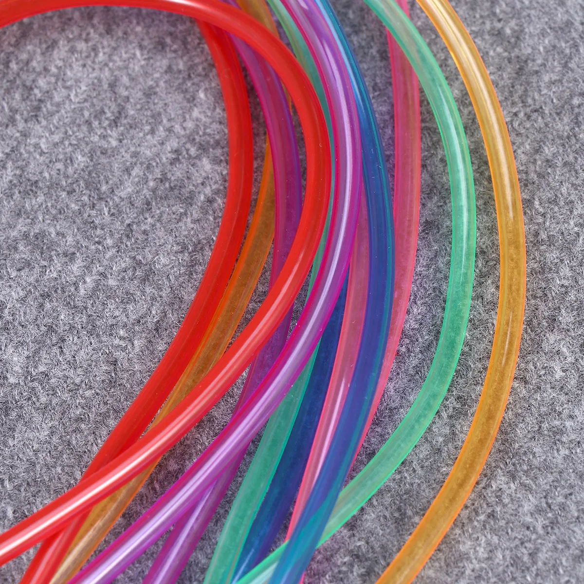 

12Pcs Carpet Hooks Set Multi-Size Plastic Crochet Needles Afghan Tunisian Knitting Tools with Flexible Cable for Weaving