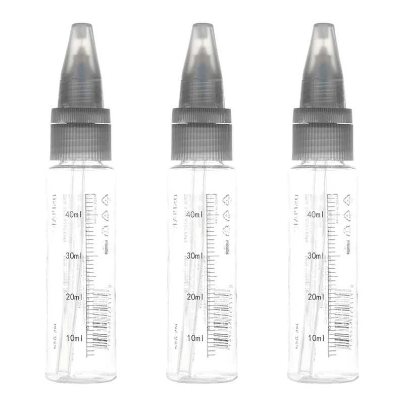 MOPHE-PT-AB 0.3mm 0.5mm 무세척 에어브러시 스프레이 니들 50ml 페인트 혼합 병 액세서리