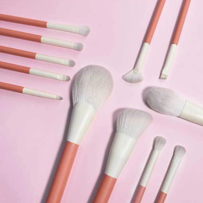 부드러운 강모 메이크업 도구 12Pcs 메이크업 브러쉬 세트, 루스 파우더 풀 세트, 아이섀도 브러쉬, 파운데이션, 컨실러 브러쉬,