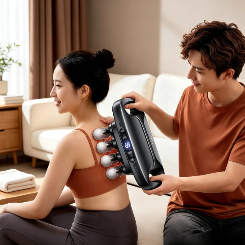 S11 16 Head Massage Gun Automatic Kneading Multi Point Muscle Massager for Legs Waist Back Full Body Home Relaxation 마사지 기기