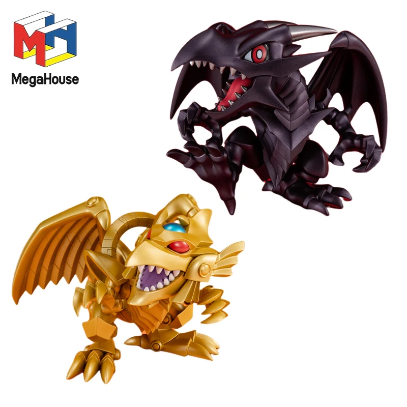 

Original MegaHouse MEGATOON Yu-Gi-Oh! The Winged Dragon of Ra Red-Eyes Black Dragon Anime Figure Collectible Model PVC Gifts