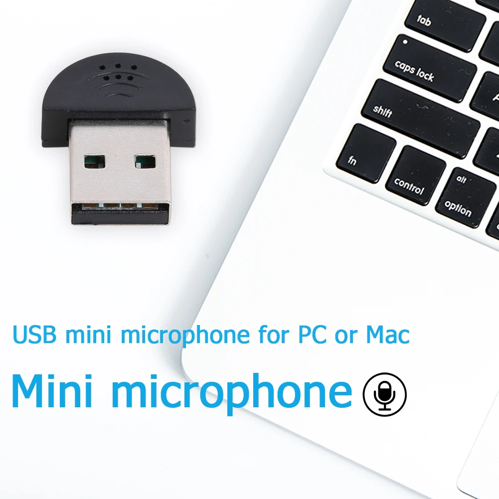 Portable Studio Speech Mini USB Microphone Audio Adapter Condenser Recording Microfone Ultra-wide USB Driver for PC Mac