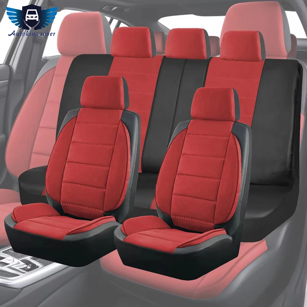 

НОВЫЕ чехлы на автомобильные сиденья, замшевые и кожаные чехлы на сиденья, универсальный размер, подходят для автомобилей, внедорожников, грузовиков, фургонов, аксессуары для интерьера