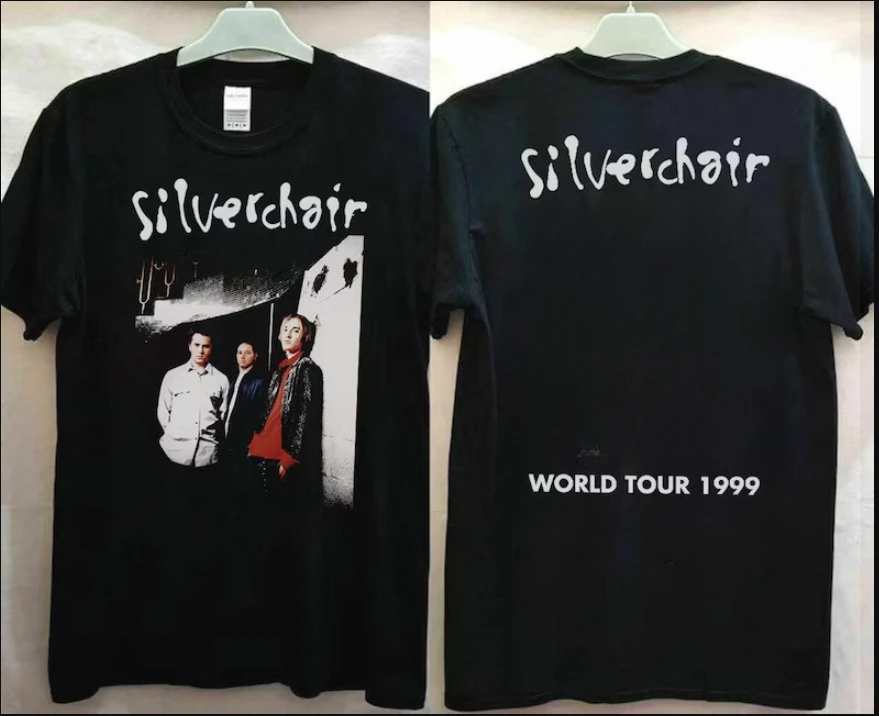 

Silverchair Tour 1999 T-Shirt, 90s Silverchair Rock Band Concert Shirt, Gift for