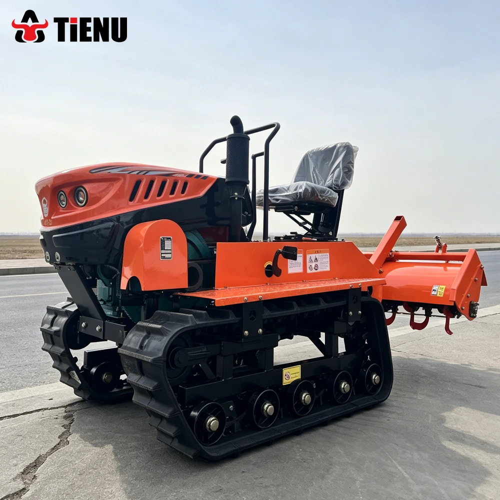 Water And Land Tracked Tractor Widened And Heightened Anti Slip Tracks Thickened Dual Hydraulic Cylinders New Model Tractor