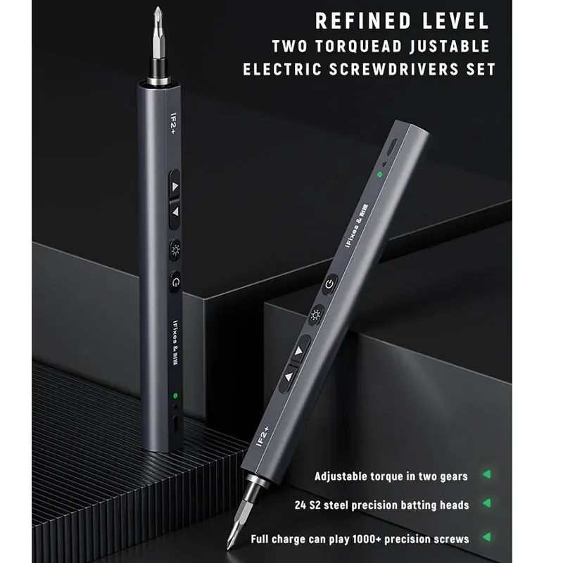 iFixes iF2 Intelligence Electric Screwdriver for Repair Mobile Cell Phone Precision Screwdriver Tools Rechargeable Driver Set