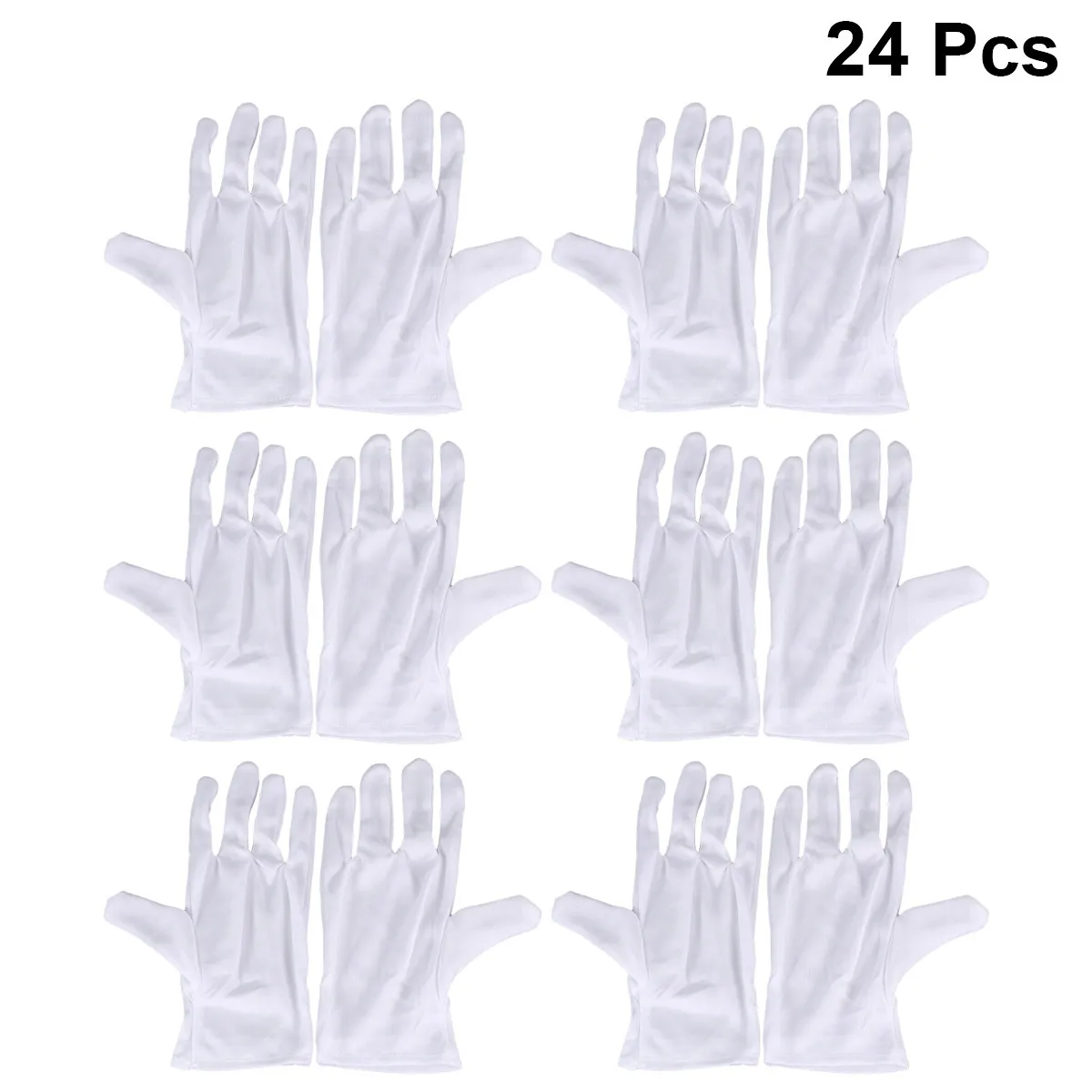 

12Pairs Moisturizing Gloves Comfortable One Size Fits Most Protective Barrier for Manual Jobs Pictures Coins Slides