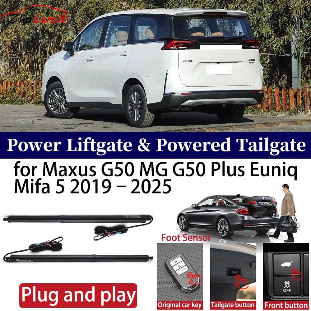 

for Maxus G50 MG G50 Plus Euniq Mifa 5 2019–2025 Car OEM Power Liftgate Automatic One-Click Powered Tailgate Strut Plug and play