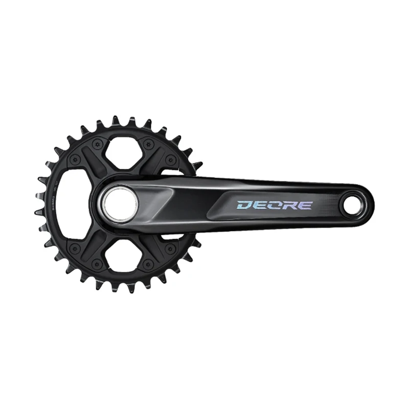 SHIMANO DEORE FC-M6100-1 MTB 2-PIECE Crankset 1x12-speed Original parts or with BB52 12V Shimano Saint Crank