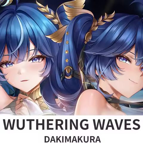 Wuthering Waves Iuno Dakimakura Hugging Body Pillow Case Anime Pillow Cushion Cover