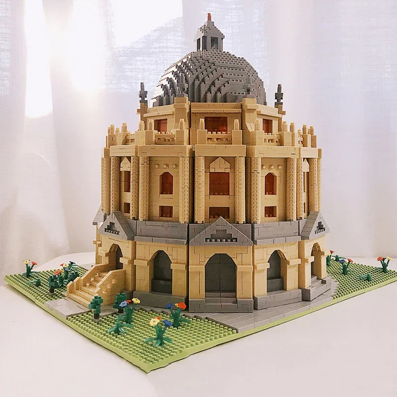 Lezi-Mini bloques de construcción de arquitectura mundial para niños, juguete de ladrillos para armar Escuela Universitaria, jardín, Oxford, sin caja, 8031