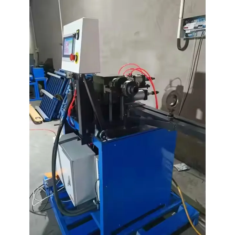 Automatische CNC Hochfrequenz Heizung Edelstahl Rohr Ende Formmaschine Metall Rohr Versiegelung Maschine