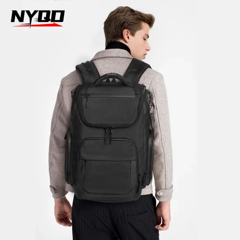 Men Travel Business waterproof backpack Male student computer backpacks fashion schoolbags sırt çantası erkek seyehat