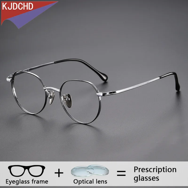 

Round Doctor with Progressive Glasses Men Titanium Bifocal 1.74 Myopia Eyeglasses Photochromic Optical Prescription Spectacles