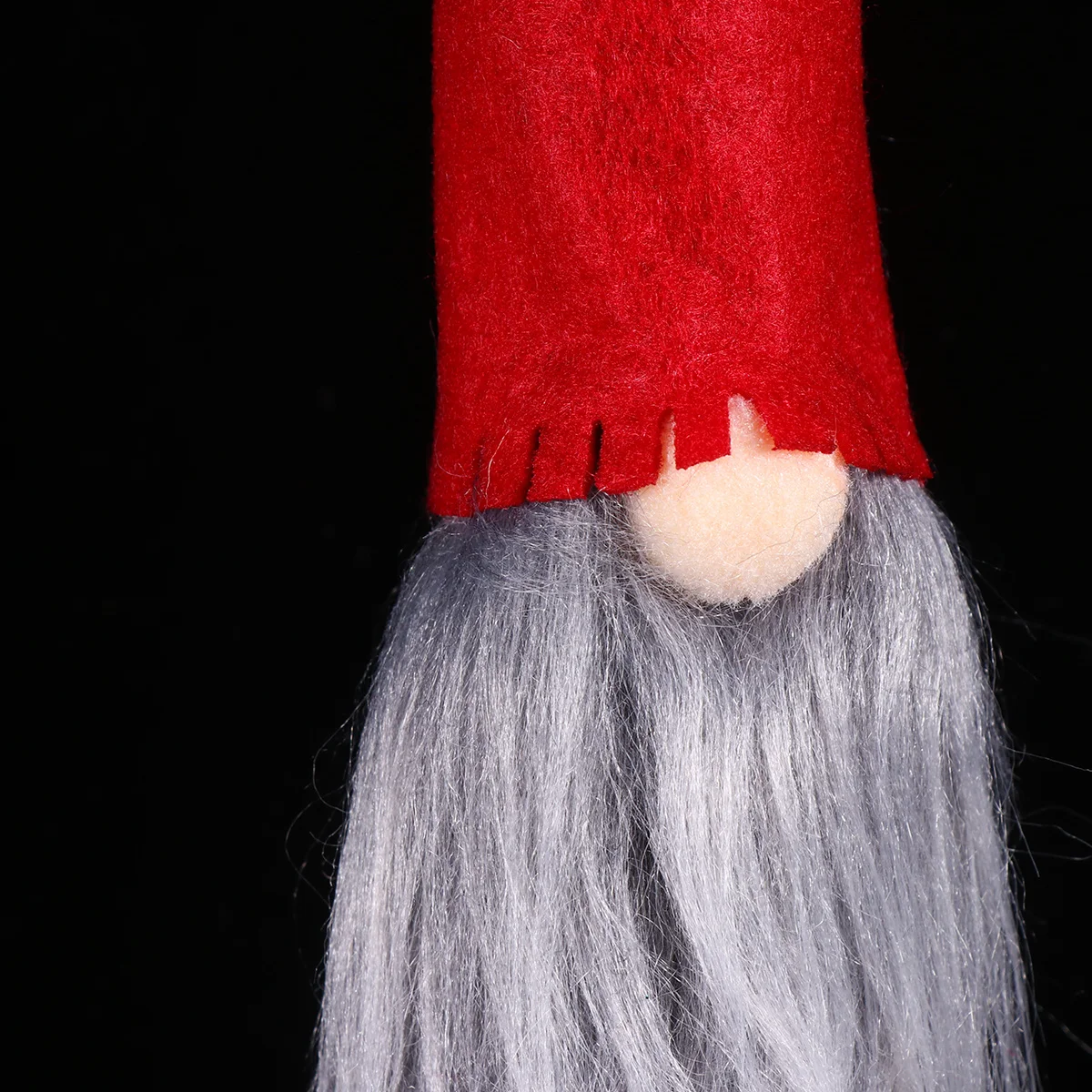 

6Pcs Red Christmas Hat Wine Bottle Ornament Set Premium Nonwoven Xmas Decoration for Indoor Outdoor Home Party Showcase Roof