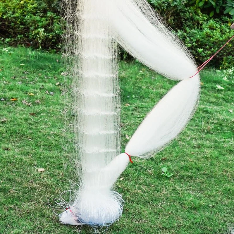 100-meter Long 3-layer Fishing Net With Sticky Surface And Floating Design