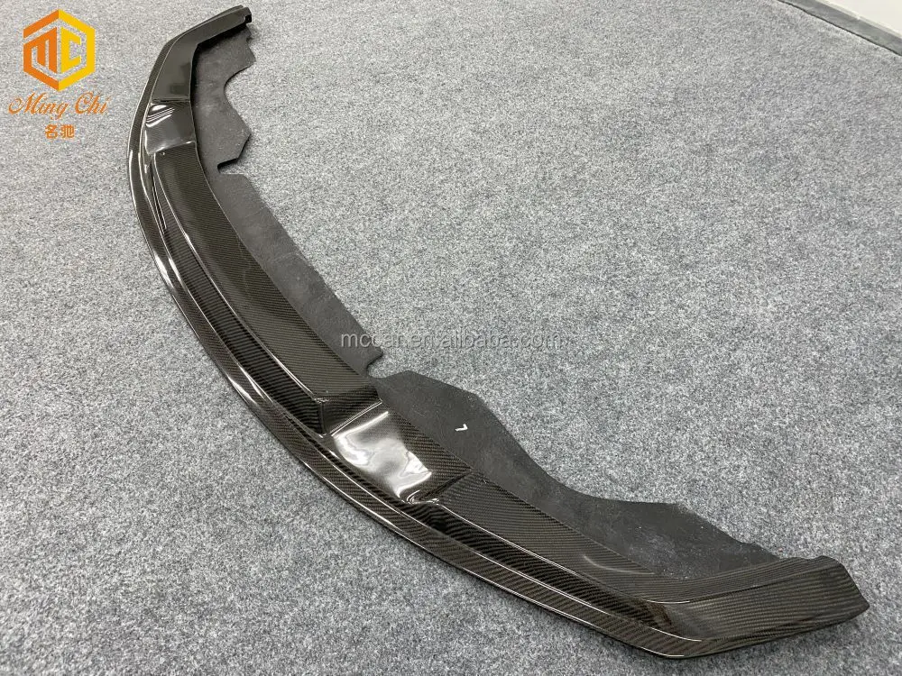 MTC style front lip for BMW F87 M2 M2C Competition carbon front bumper splitter front lip