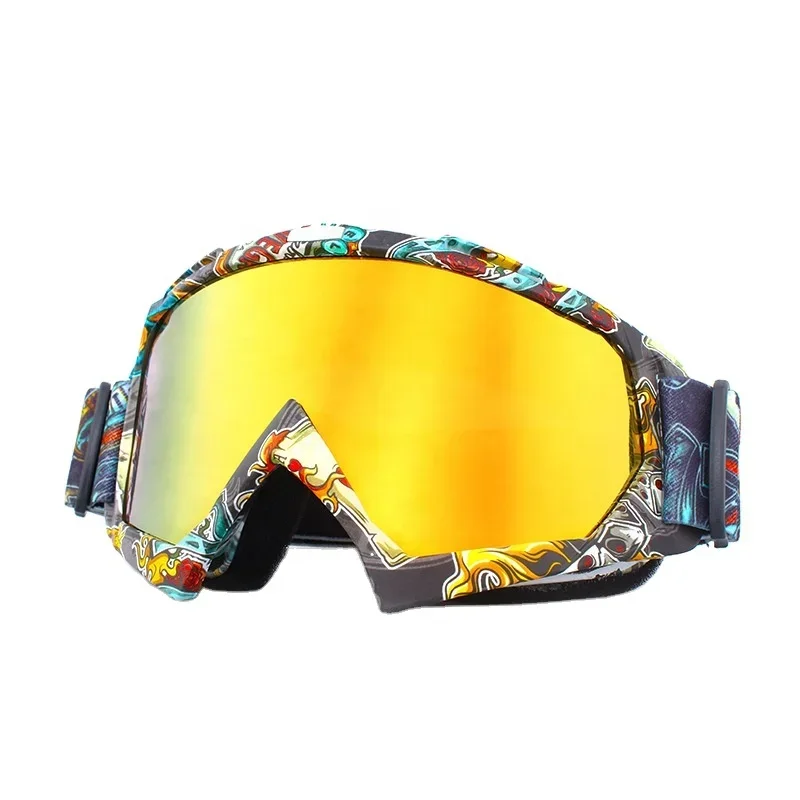 Motocross Racing Ski Glasses Helmet Goggles Unisex Snowboard Goggles Eyewear Cycling Motorcycle Windproof Goggles UV Protection