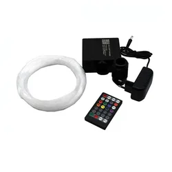 APP 16W RGBW Twinkle LED Fiber Optic Light With PMMA Fiber Optical Cable For Home Car Starry Sky Effect Decorative