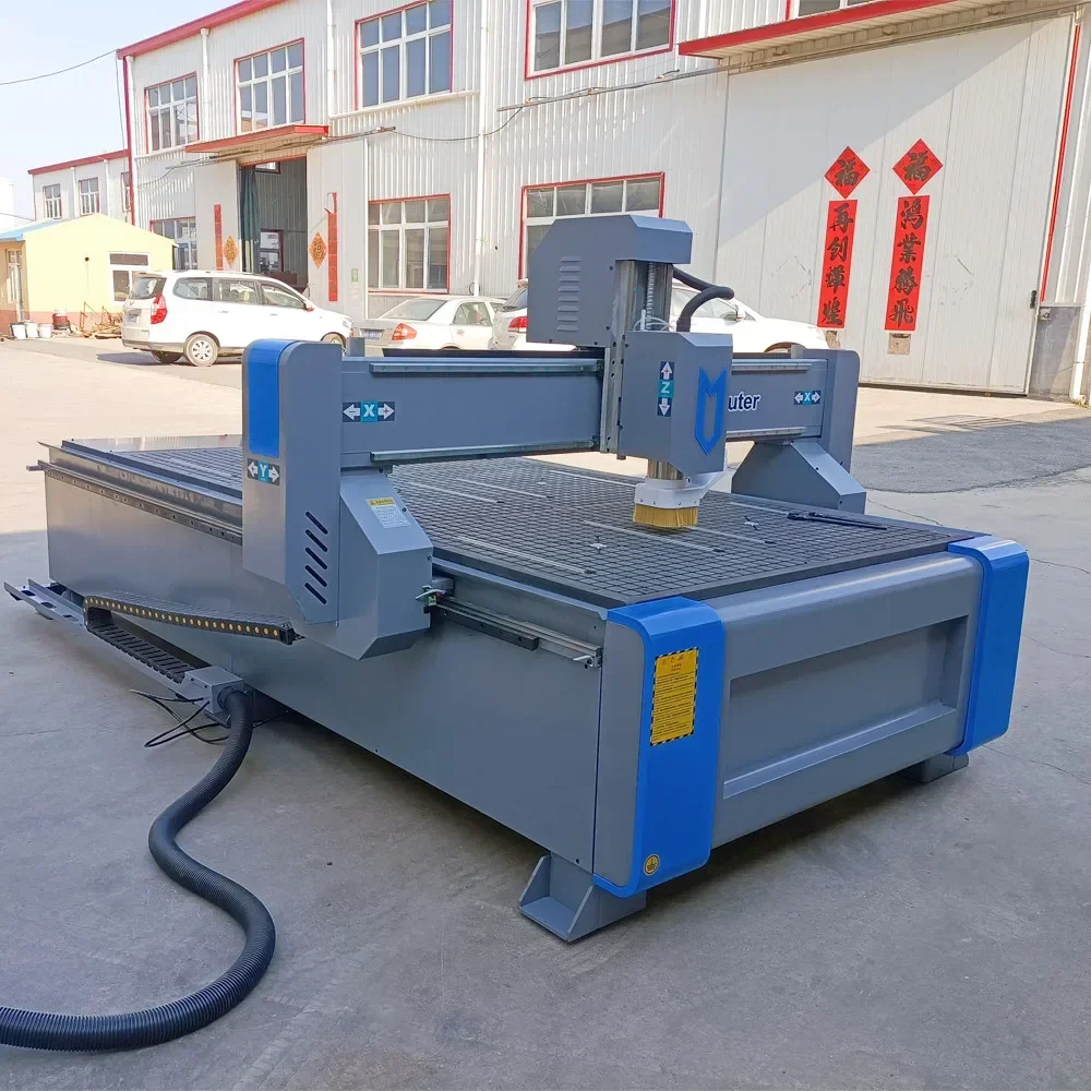 Fábrica de China 1325 máquina de tallado de madera Cnc de 3 ejes/enrutador Cnc de 4 ejes 1325BR con opción de bomba de vacío colector de polvo