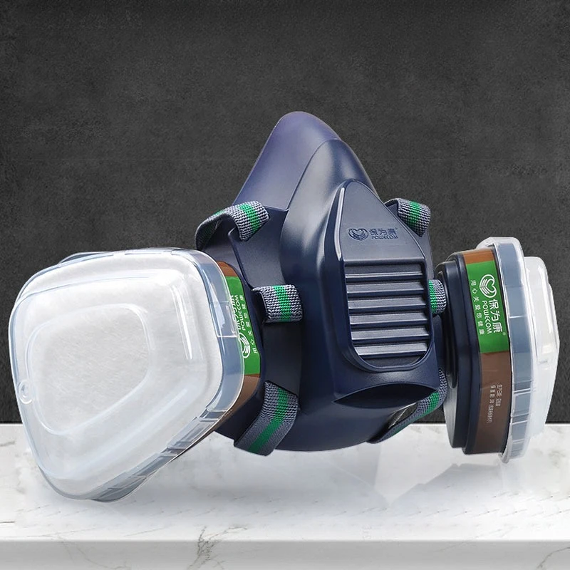 

Protection Respirator 1pcs Half Full Face Dust Gas Mask Safety Industrial Paint Spray Chemical Organic Vapor Filters Accessories