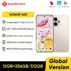 Original HONOR 400 Global Version 5G Smartphone 6.55