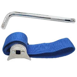Adjustable Truck Car Oil Filter Wrench 40-180mm Range Oil Filter Wrench Remover Puller Canvas Belt Set