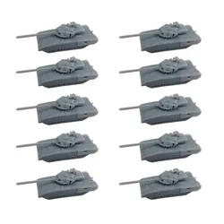 10PCS T14 Armata Main Battle Tank 3D Print Resin Model Micro Mini Tanks Vehicle 1/350 1/700 Scale Assembly Parts for DIY Hobbys