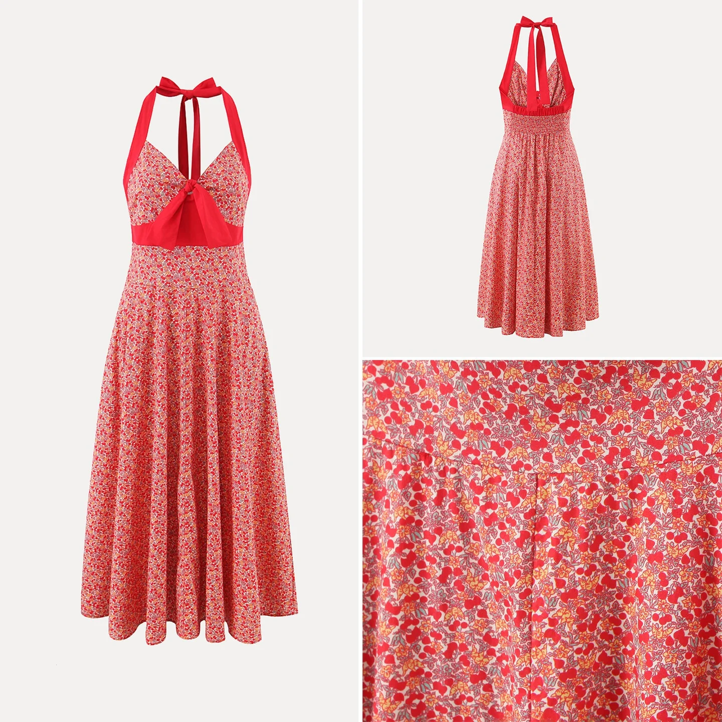 Ele Floral Print Te…