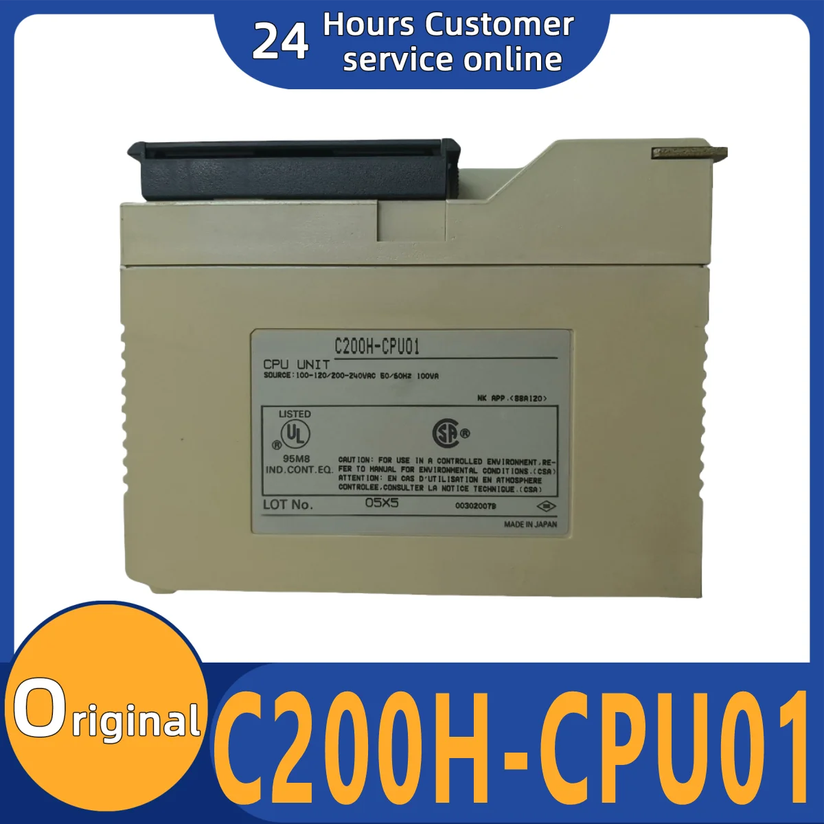 

Совершенно новый оригинальный модуль Φ C200H-CPU01 C200H-CPU01-E C200H-CPU02 C200H-CPU02-E