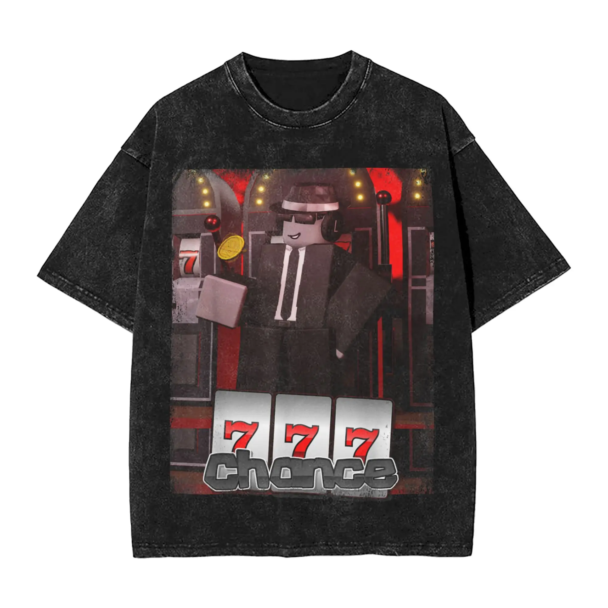 Chance Forsaken T-Shirt for Men  Funny 100% Cotton Tees Crewneck Short Sleeve T Shirts Gift Idea Clothing