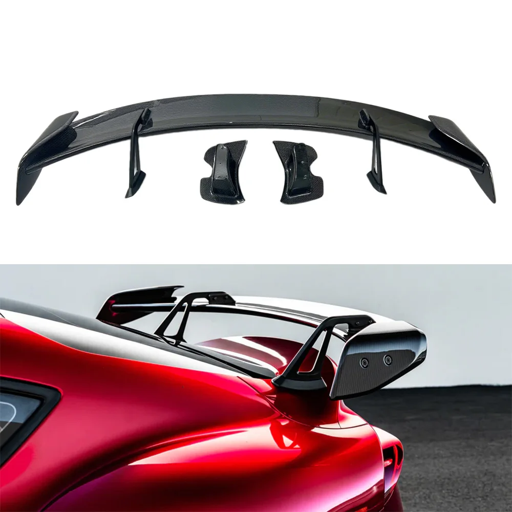 

Wet Carbon Fiber AD Style Rear Trunk Wing Ducktail Single Spoiler Wing for Supra GR A90 A91 MKV Rear Wing