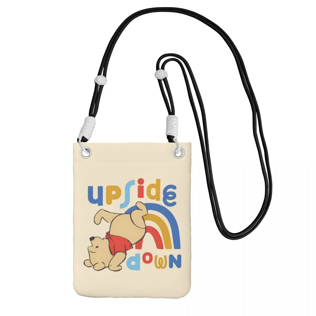 

Custom Winnie The Pooh Carry A Mobile Phone Bag Diagonally Men Women Pooh Bear Mobile Phone Bag for Traveling Phone Money Pouch