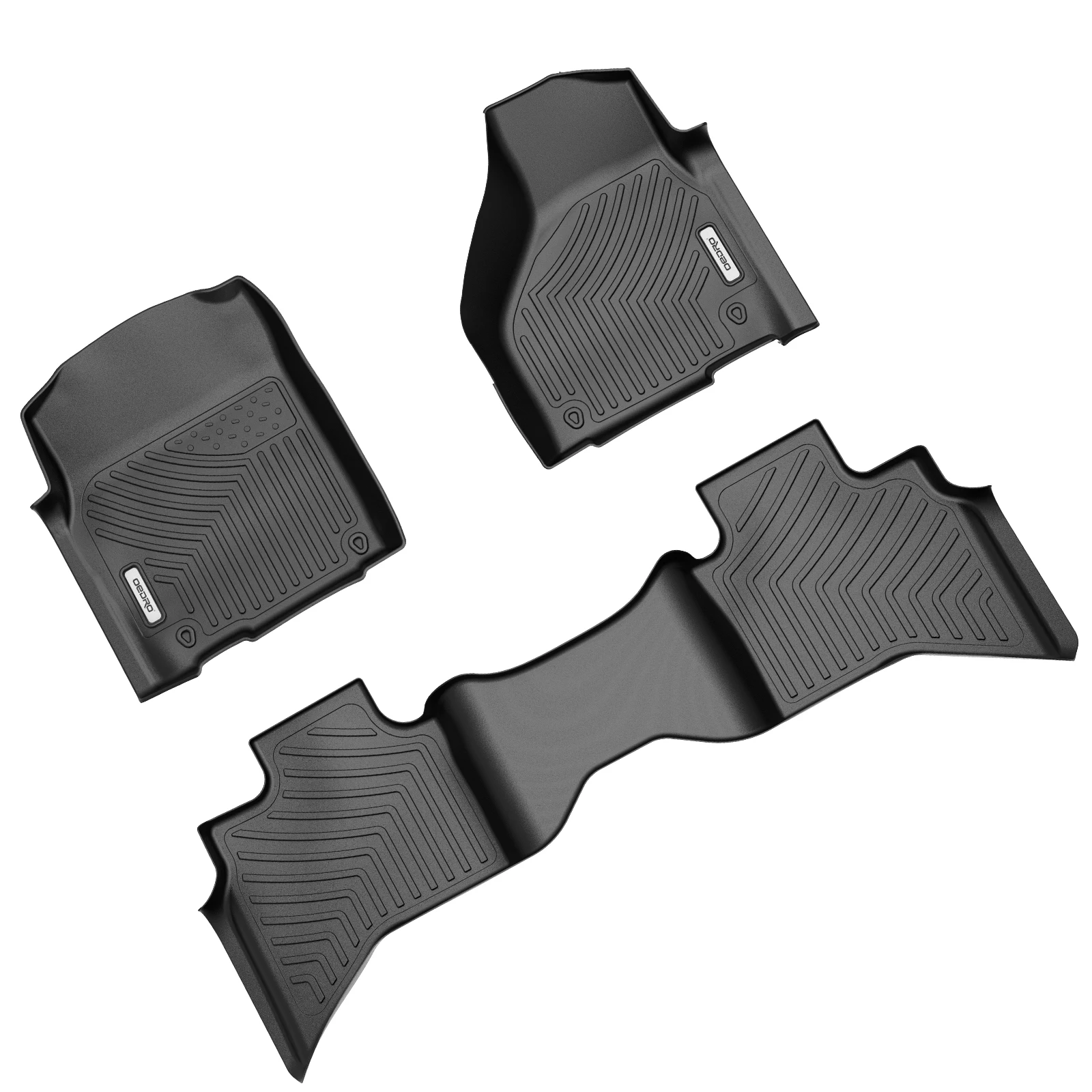 OEDRO Floor Mats Liners for 2013-2018 Dodge Ram 1500 & 2019-2022 Ram 1500 Classic Quad Cab all weather