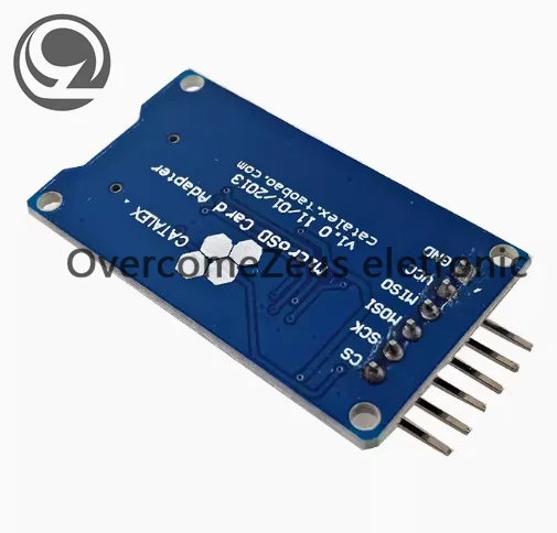 قارئ بطاقة SD Micro وكاتب مع رقاقة ترجمة المستوى ، واجهة SPI ، قارئ بطاقة TF ، أصلي ، متوفر