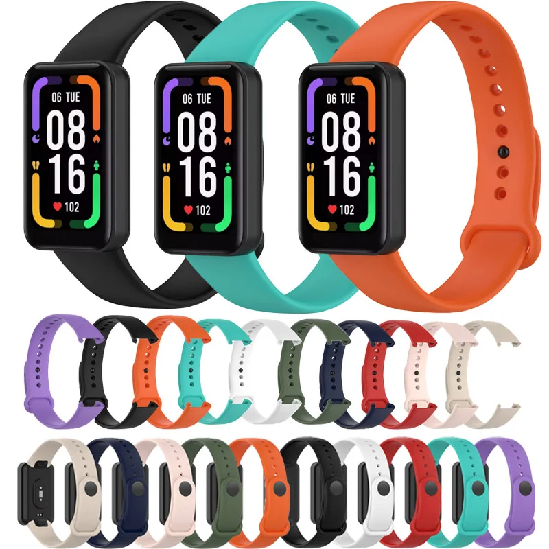 Цветной силиконовый ремешок, подходит для Redmi Smart Band Pro, водонепроницаемый спортивный браслет для Xiaomi Redmi smart band pro