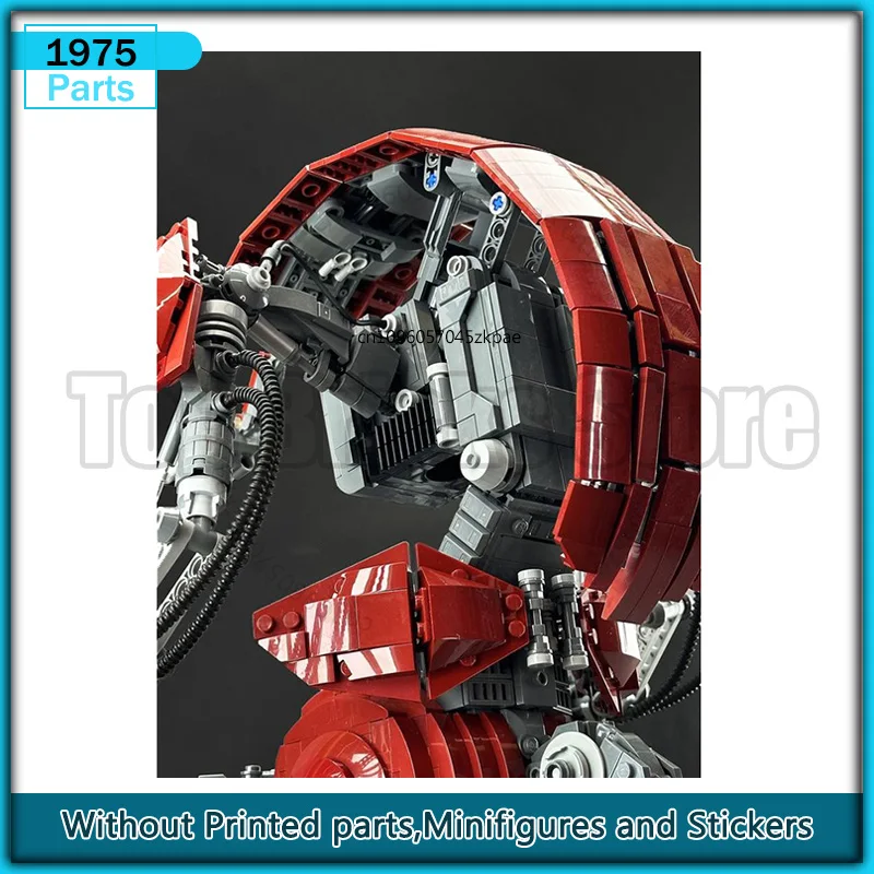 Película espacial Moc destructor galáctico máquina de bloques de construcción Robot de combate modelo Kit ciencia ficción tecnología de defensa ladrillos conjunto juguetes regalos